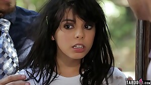 year old feral teen woman gets taken in by a couple